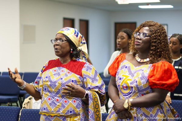 The Women's Movement in worship.